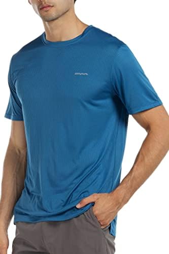 GRAMVAL Férfi Személyzet T-Shirt,Könnyű Száraz-Fit Nedvesség Wicking Aktív sportteljesítményt