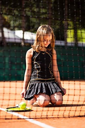 A Lányok Fehér Rakott Tenisz Ruha, Fekete Rakott Tenisz Ruha, A Lányok A Tenisz Ruha, A Lányok A Golf Ruha, Márkás Tenisz