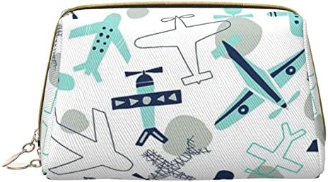ASEELO Repülőgép Kis Kozmetikai Táska Bőr Hordozható Smink Táska Kozmetikai Táskák a Nők a Smink Táska Táska Utazáshoz