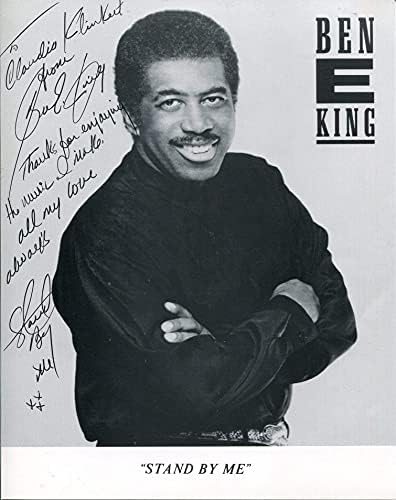 Ben E. King (1938-2015) autogramot, Amerikai SOUL ÉNEKES, aláírt fotó