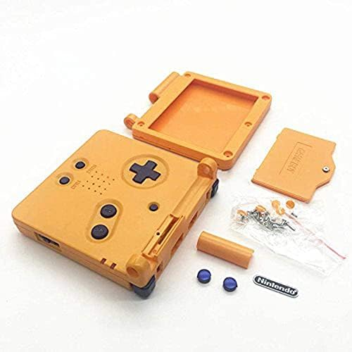 Teljes Ház Shell Pack Esetben Fedezi a GBA SP Gameboy Advance SP Shell Esetben a Gombok Készlet (Narancssárga)