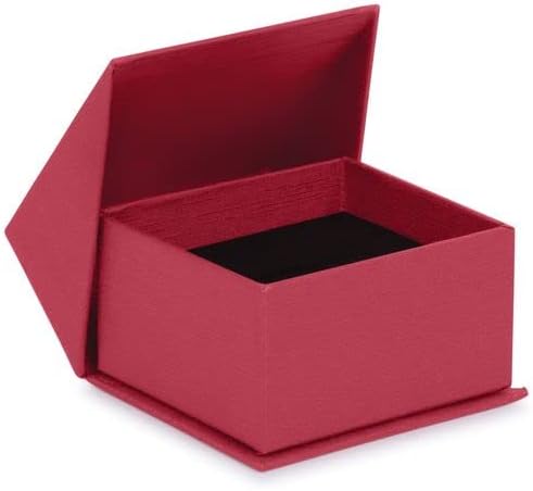 ALLUREPACK Elefántcsont Karperecet Box - Selyem Csiszolt Karton Papír-Ékszer Ajándék Doboz Elit Modern Szögletes Bezárása,