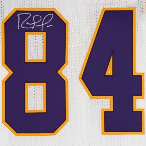 Keretes Randy Mosst a Minnesota Vikings Dedikált Mitchell & Ness Fehér Hiteles Jersey - Dedikált NFL Mezeket