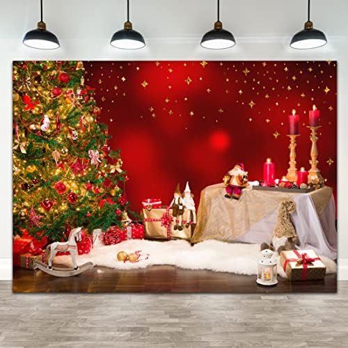 Lofaris Karácsonyi Hátteret Téli karácsonyfa Torta Táblázat Ajándékok szilveszter Fotózás, Családi Buli, Születésnapi